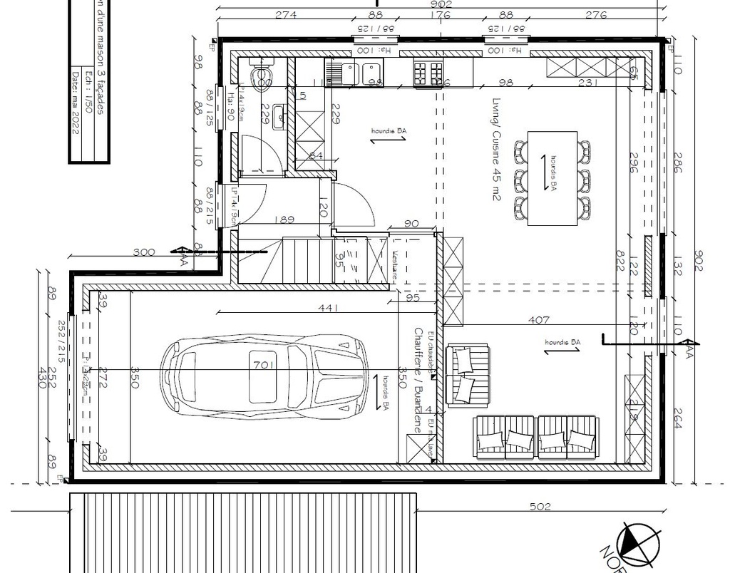 A VENDRE à BLATON : Nouvelle construction 3 façades avec 3 chambres et beau jardin