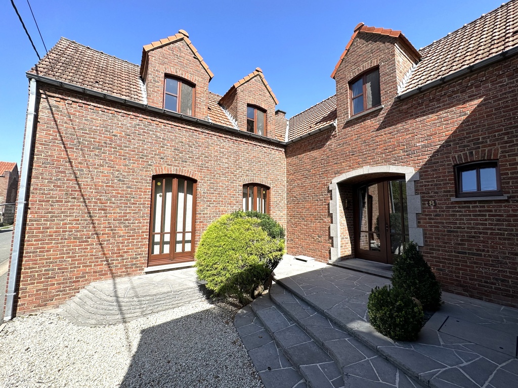 A VENDRE à RAMEGNIES : Maison 3 à 4ch avec jardin et garage