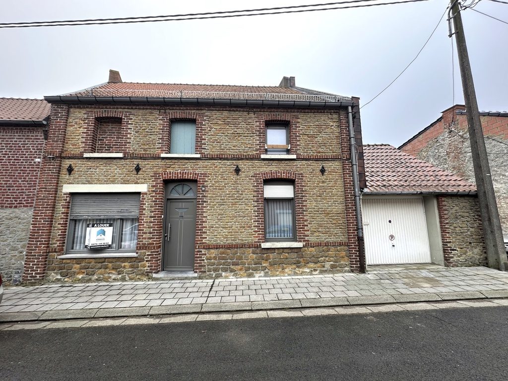 NOUVEAU / A LOUER à BLATON (7321) : Maison 3 ch. avec jardin et garage